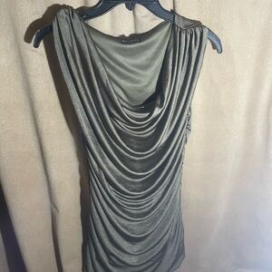 Express Metalic Green Mini Dress